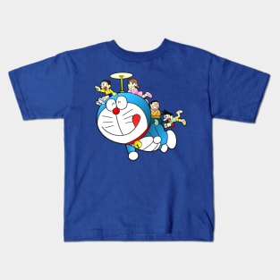 doraemon and friend Kids T-Shirt